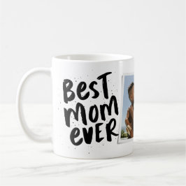 Café Taza del Día de la Madre con foto moderna 'Mejor m