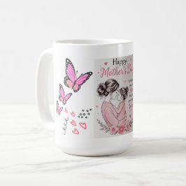 Café Taza del Día de la Madre Mariposa Feliz