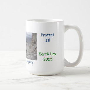 Café Taza del Día de la Tierra 20xx Senderista Solitari