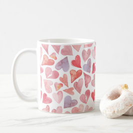 Café Taza del Día de San Valentín Corazones