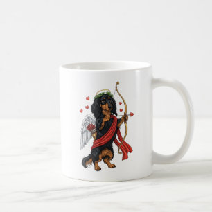 Café Taza del Día de San Valentín de Dachshund Cute Cup