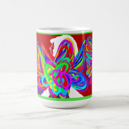Café Taza del día libre de la hada de la cinta