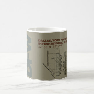 Café Taza del diagrama del aeropuerto de Dallas/de Fort