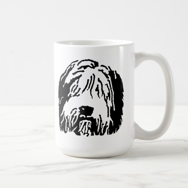 Café Taza del dibujo animado de Beardie (Derecha)