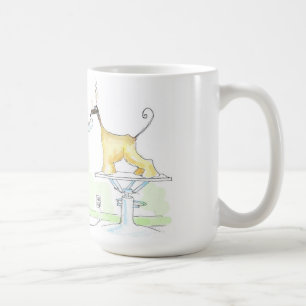 Café Taza del dibujo animado de Kabuki de la oleada de