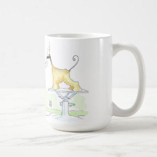 Café Taza del dibujo animado de Kabuki de la oleada de