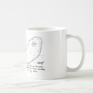 Café Taza del dibujo animado de las