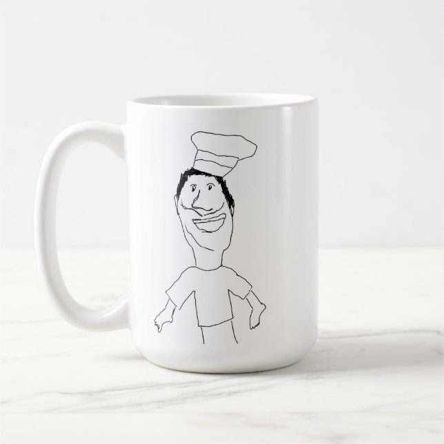 Café Taza del Doodle - él acaba de querer hacer la (Izquierda)