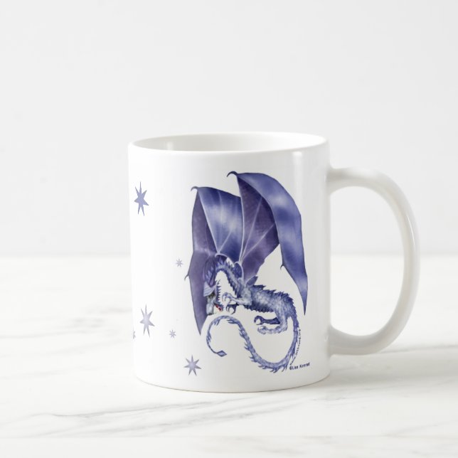 Café Taza del dragón de la estrella azul (Derecha)
