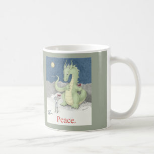 Café Taza del dragón de la paz