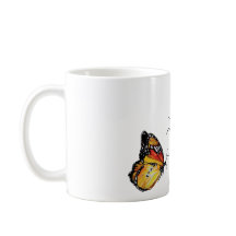 Taza del drawingWhite de la acuarela de la