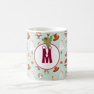 Café Taza del duende del navidad del día de fiesta del
