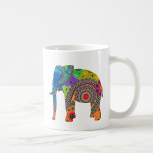 Café Taza del elefante de Paisley