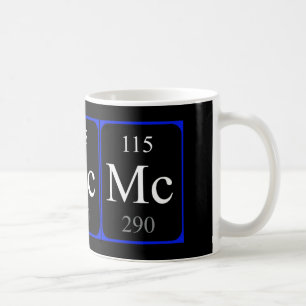 Café Taza del elemento 115 - negro de Moscovium