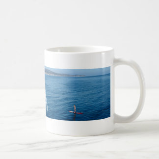 Café Taza del embarque de la paleta del chica de Goleta