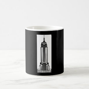 Café Taza del Empire State Building de la ciudad de Nue