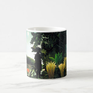 Café Taza del encantador de serpiente de Henri Rousseau