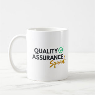 Café Taza del Equipo de Control de Calidad