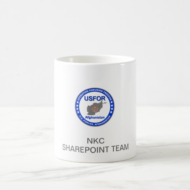 CAFÉ TAZA DEL EQUIPO DE USFOR-A NKC SHAREPOINT (Centro)