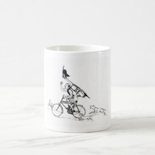 Café Taza del escape de la bicicleta