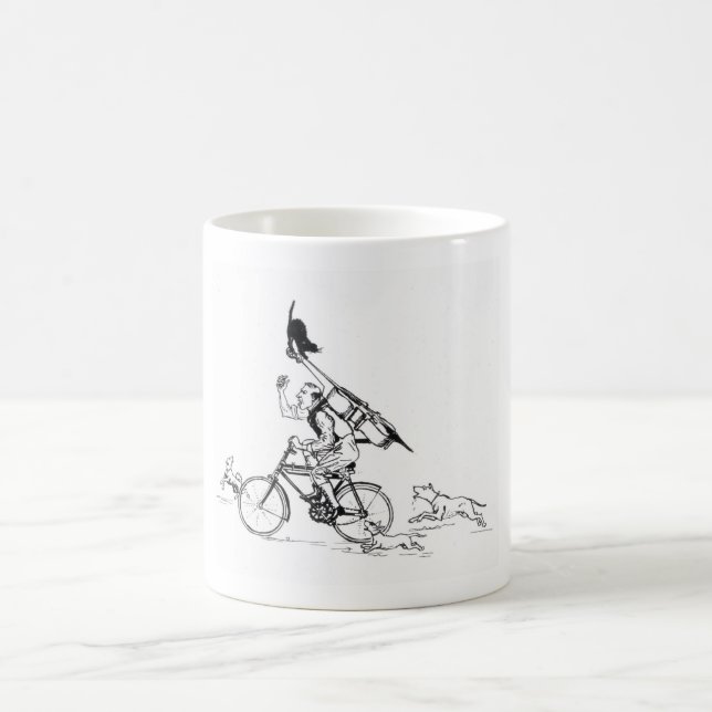 Café Taza del escape de la bicicleta (Centro)