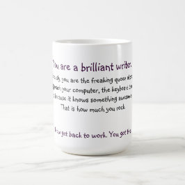 Café Taza del escritor de la reina