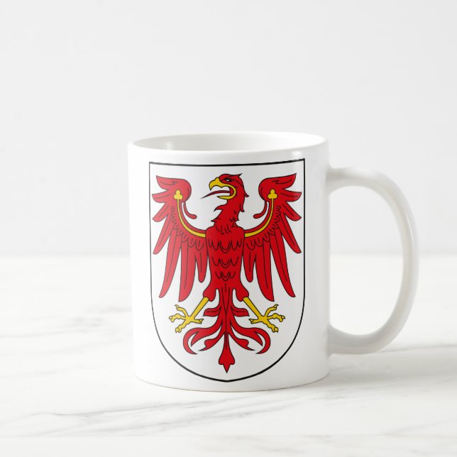 Café Taza del escudo de armas de Brandeburgo (Derecha)