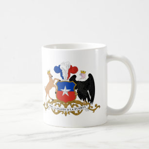 Café Taza del escudo de armas de Chile