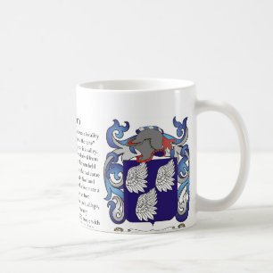 Café Taza del escudo de armas de decano Family