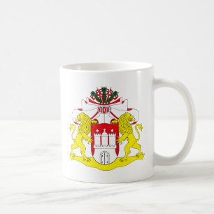 Café Taza del escudo de armas de Hamburgo