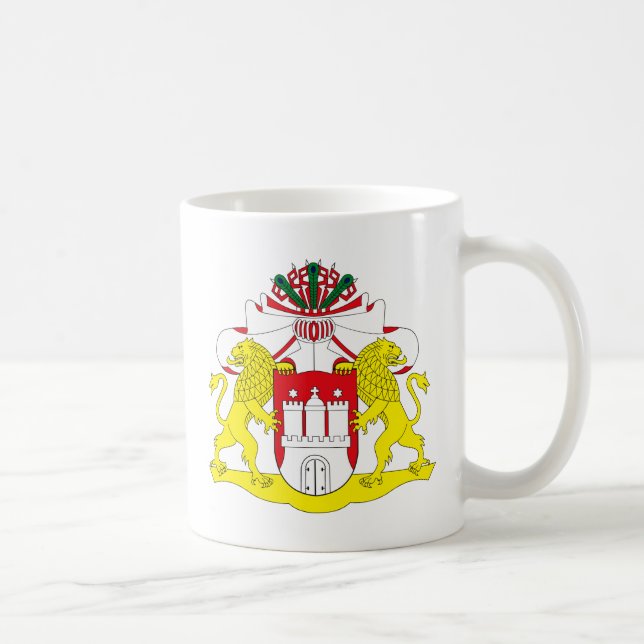 Café Taza del escudo de armas de Hamburgo (Derecha)