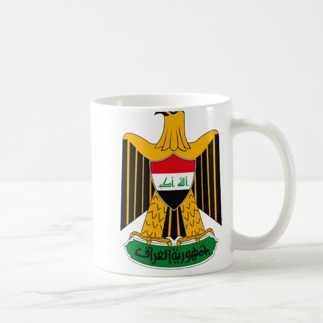 Café Taza del escudo de armas de Iraq (Derecha)
