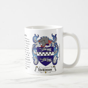 Café Taza del escudo de armas de la familia de