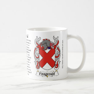 Café Taza del escudo de armas de la familia de