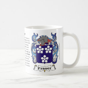 Café Taza del escudo de armas de la familia de Fraser