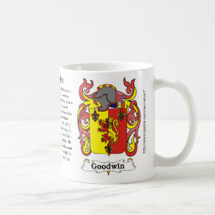Café Taza del escudo de armas de la familia de Goodwin