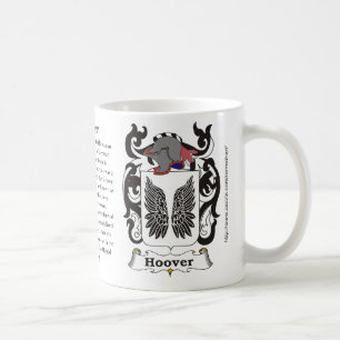 Café Taza del escudo de armas de la familia de Hoover