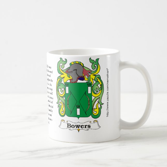 Café Taza del escudo de armas de la familia de las (Derecha)