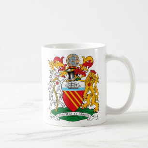 Café Taza del escudo de armas de Manchester