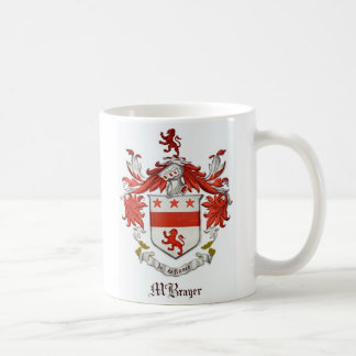 Café Taza del escudo de armas de McBrayer