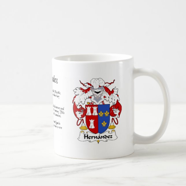 Café Taza del escudo de Hernández (Derecha)