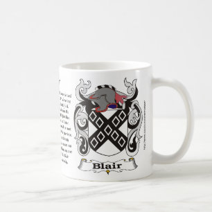 Café Taza del escudo de la familia de Blair