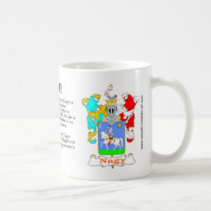 Café Taza del escudo de la familia de Nagy