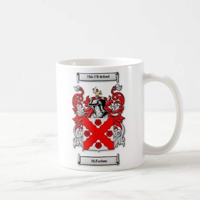 Café Taza del escudo de McFarlane (Derecha)