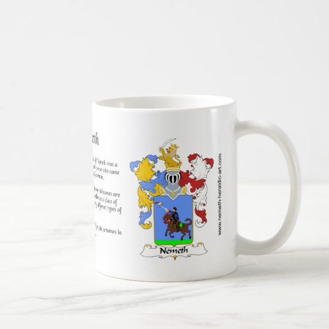 Café Taza del escudo de Nemeth (Derecha)