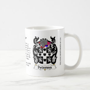 Café Taza del escudo de Peterson