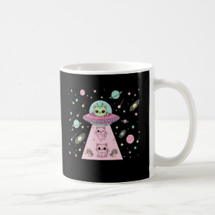 Café Taza del espacio de la galaxia de la abducción de