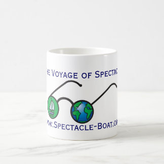 Café Taza del espectáculo de S/V en blanco