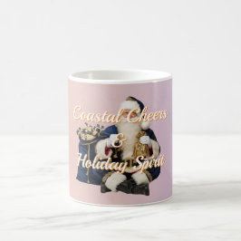 Café Taza del Espíritu Navideño Costero de Santa - Terc
