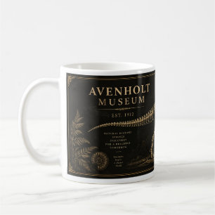 Café Taza del esqueleto de T-Rex del Museo de Historia